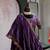 dark purple georgette embroidered lehenga choli