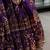 dark purple georgette embroidered lehenga choli