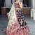 black art silk printed lehenga choli