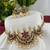 Indian bollywood gold plated kundan choker bridal necklace earrings jewelry set