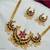 Indian bollywood gold plated kundan choker bridal necklace earrings jewelry set