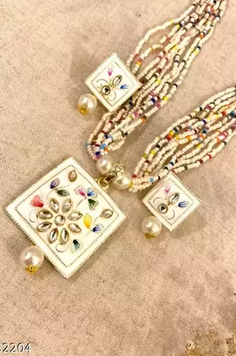 Indian bollywood gold plated kundan choker bridal necklace earrings jewelry set