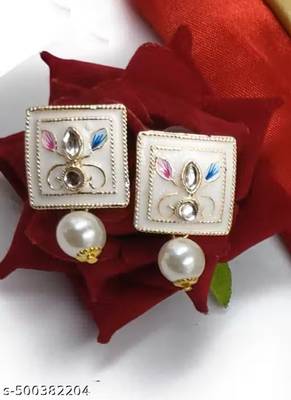 Indian bollywood gold plated kundan choker bridal necklace earrings jewelry set 3