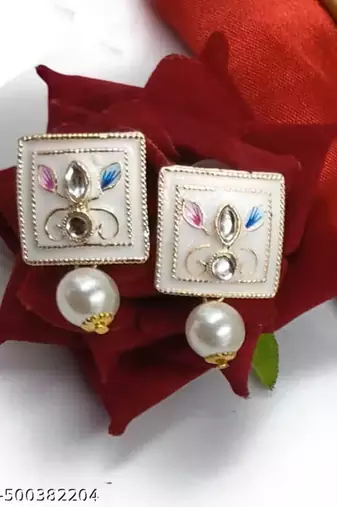 Indian bollywood gold plated kundan choker bridal necklace earrings jewelry set