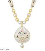 Indian bollywood gold plated kundan choker bridal necklace earrings jewelry set