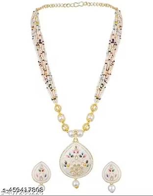 Indian bollywood gold plated kundan choker bridal necklace earrings jewelry set 3