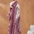Wine  floral silk blend regular saree with blouse