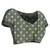 Green  floral silk blend regular saree with blouse