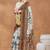 Brown floral silk blend regular saree with blouse