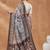 Multicolor striped silk blend ready to wear saree with blouse