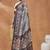 Multicolor striped silk blend ready to wear saree with blouse