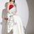 Cream floral satin satin regular saree with blouse