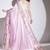 Wine floral satin satin regular saree with blouse