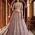 lavender net embroidered lehenga choli
