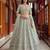 sea green net embroidered lehenga choli