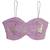 Purple solid satin satin regular saree with blouse