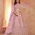 Premium Pink Banarasi Bridal Lehenga with Soft Pastel Tones