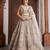 Premium White Bridal Lehenga with Intricate Floral Artistry