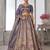 Luxurious Purple Jari Tissue Lehenga Adorned with Delicate Beadwork