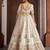 Luxurious White Lehenga with Elegant Thread & Peacock Design