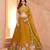 Elegant Floral Embroidered Tissue Lehenga Choli Set