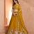 Elegant Floral Embroidered Tissue Lehenga Choli Set