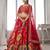 Handcrafted Multicolor Silk   Embroidered Bridal Lehenga Choli