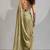 Green cut dana sequin embroidered work two tone silk saree