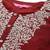 Floral embroidered regular chanderi silk zari kurta with trousers & dupatta