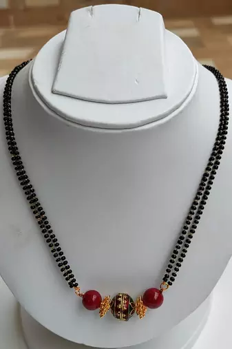 Multicolor beaded mangalsutra