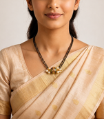 Designer meenakari mangalsutra