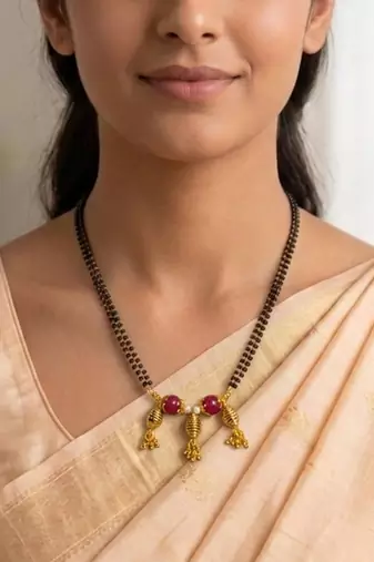 Beaded mangalsutra