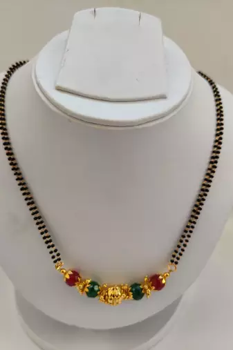 Multicolor beaded mangalsutra