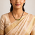 Green beaded mangalsutra