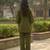 Olive embroidered cotton co-ord set for women