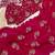 Rani Pink Color Hand And Sequince Work Satin Saree