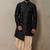 Black  dupion silk kurta set