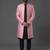 Black and pink  dupion silk kurta set