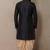 Black  dupion silk kurta set
