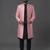 Black and pink  dupion silk kurta set