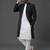 White and black  dupion silk kurta set