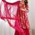 Pink chanderi printed palazzo set