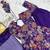 Purple chanderi printed palazzo set