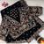 Black Color Embroidery, Thread And Sequience Work Satin Saree