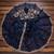 Navy Blue Color Embroidery, Thread And Sequience Work Satin Saree
