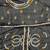 Gold fendy satin embroidered saree with unstitched blouse