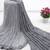 Silver imported half half sequin saree with silk blouse