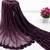 Plum imported half half sequin saree with silk blouse