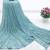 Blue imported half half sequin saree with silk blouse