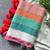 Multicolor traditional khadi cotton casual wear saree